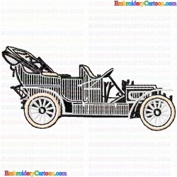Antique Cars 14 Embroidery Design