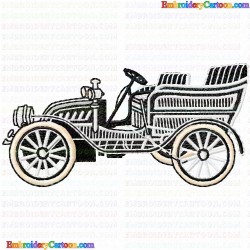 Antique Cars 15 Embroidery Design