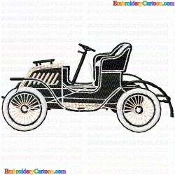 Antique Cars 16 Embroidery Design