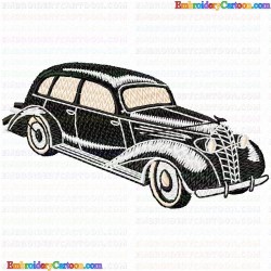 Antique Cars 19 Embroidery Design