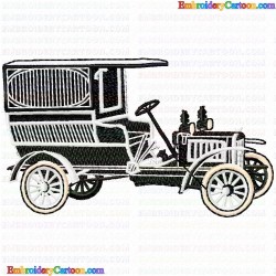 Antique Cars 20 Embroidery Design