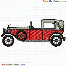 Antique Cars 3 Embroidery Design