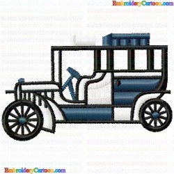 Antique Cars 5 Embroidery Design