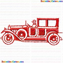 Antique Cars 7 Embroidery Design