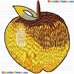 Apple 23 Embroidery Design