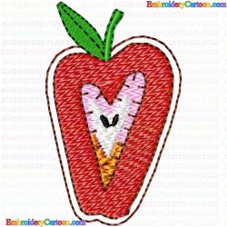 Apple 36 Embroidery Design