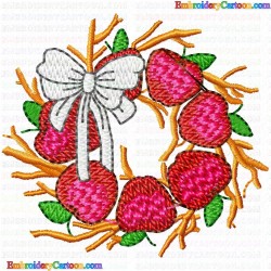 Apple 40 Embroidery Design