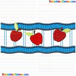 Apple 41 Embroidery Design