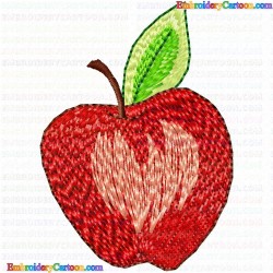 Apple 42 Embroidery Design