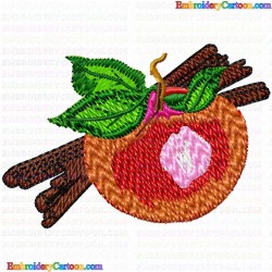 Apple 47 Embroidery Design