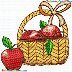 Apple 51 Embroidery Design