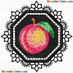 Apple 52 Embroidery Design