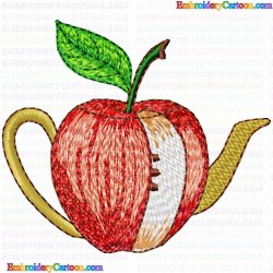 Apple 56 Embroidery Design