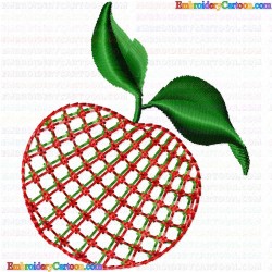 Apple 58 Embroidery Design