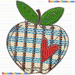 Apple 61 Embroidery Design