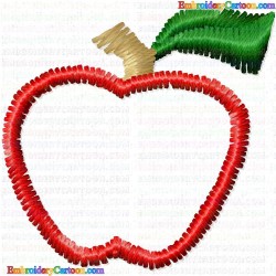 Apple 72 Embroidery Design