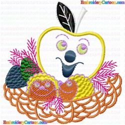 Apple 78 Embroidery Design