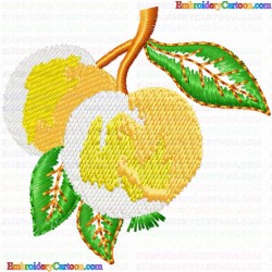 Apple 8 Embroidery Design