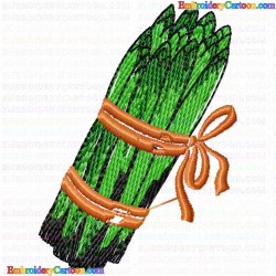 Asparagus 1 Embroidery Design