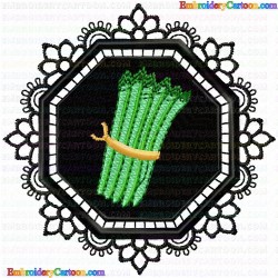 Asparagus 2 Embroidery Design