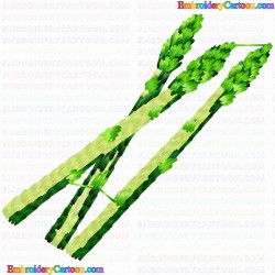 Asparagus 3 Embroidery Design