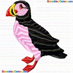 Atlantic Puffin 1 Embroidery Design