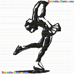 Ballet Dancer 12 Embroidery Design