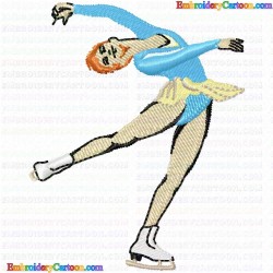 Ballet Dancer 13 Embroidery Design