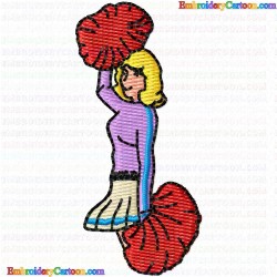 Ballet Dancer 24 Embroidery Design