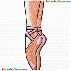 Ballet Dancer 32 Embroidery Design