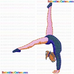 Ballet Dancer 8 Embroidery Design