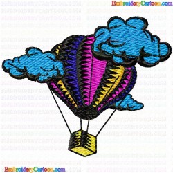Balloons 11 Embroidery Design