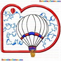Balloons 12 Embroidery Design