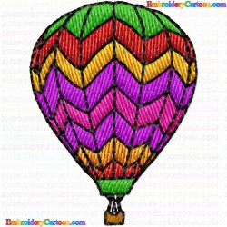 Balloons 13 Embroidery Design