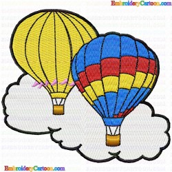 Balloons 19 Embroidery Design