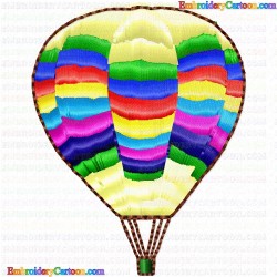 Balloons 4 Embroidery Design