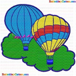 Balloons 6 Embroidery Design