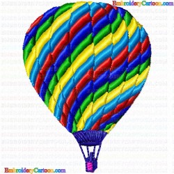 Balloons 9 Embroidery Design