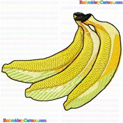 Banana 12 Embroidery Design