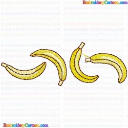 Banana 3 Embroidery Design