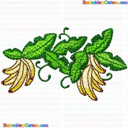 Banana 6 Embroidery Design