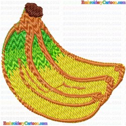 Banana 9 Embroidery Design