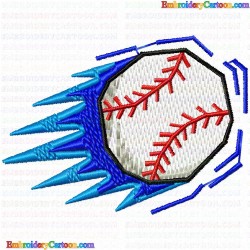 Baseball 11 Embroidery Design