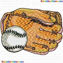 Baseball 16 Embroidery Design