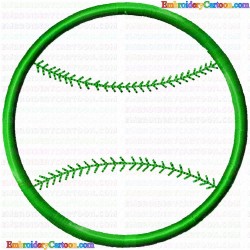 Baseball 28 Embroidery Design