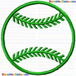 Baseball 36 Embroidery Design