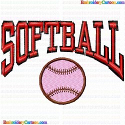 Baseball 38 Embroidery Design