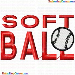 Baseball 40 Embroidery Design