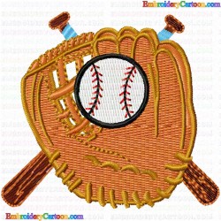 Baseball 58 Embroidery Design