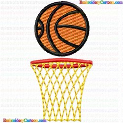 Basketball 59 Embroidery Design